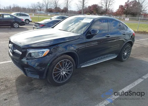 2019 Mercedes-Benz Glc 300 Coupe 4Matic из США, поврежденный, VIN WDC0J4KBXKF636597